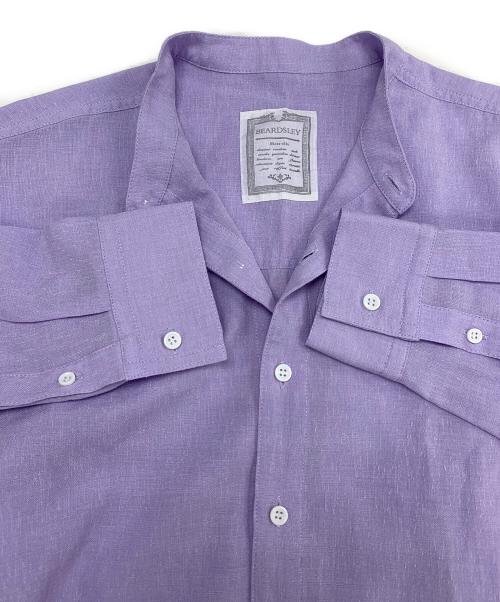 BEARDSLEY（ビアズリー）BEARDSLEY (ビアズリー) サラッとシャツ パープル サイズ:FREEの古着・服飾アイテム