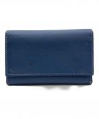 PRADAプラダ）の古着「DEPOS SAFFIANOキーケース」｜ブルー