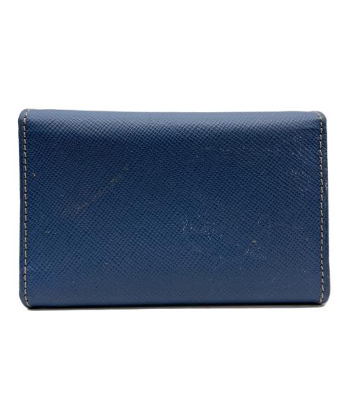 PRADA（プラダ）PRADA (プラダ) DEPOS SAFFIANOキーケース ブルーの古着・服飾アイテム