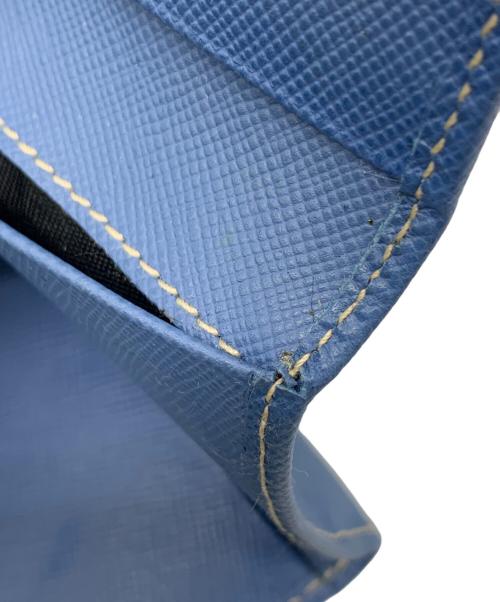 PRADA（プラダ）PRADA (プラダ) DEPOS SAFFIANOキーケース ブルーの古着・服飾アイテム