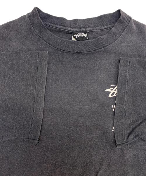 stussy（ステューシー）stussy (ステューシー) 半袖カットソー グレー サイズ:Mの古着・服飾アイテム