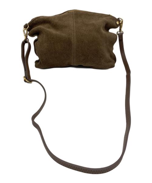 AULENTTI（オウレンティ）AULENTTI (オウレンティ) トライアングルバッグ ブラウンの古着・服飾アイテム