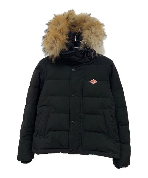 DANTON（ダントン）DANTON (ダントン) ファー付きショートタッサーダウンジャケット ブラック サイズ:36の古着・服飾アイテム