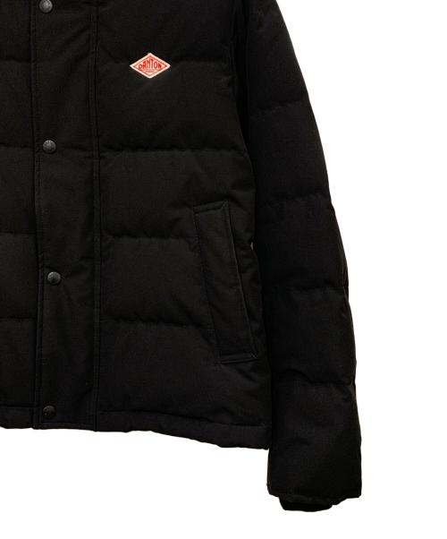 DANTON（ダントン）DANTON (ダントン) ファー付きショートタッサーダウンジャケット ブラック サイズ:36の古着・服飾アイテム