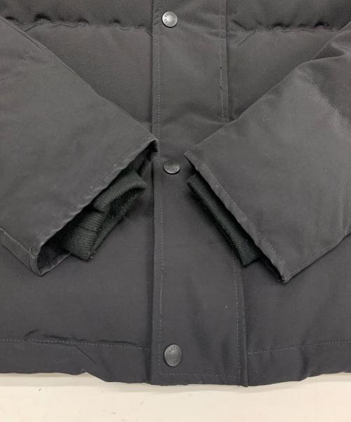 DANTON（ダントン）DANTON (ダントン) ファー付きショートタッサーダウンジャケット ブラック サイズ:36の古着・服飾アイテム