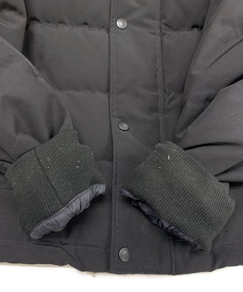 DANTON（ダントン）DANTON (ダントン) ファー付きショートタッサーダウンジャケット ブラック サイズ:36の古着・服飾アイテム