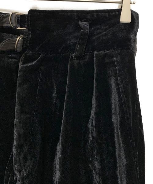 Y's（ワイズ）Y's (ワイズ) ハーフベロアパンツ ブラック サイズ:Mの古着・服飾アイテム