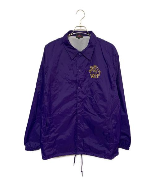 ROTAR（ローター）ROTAR (ローター) コーチジャケット パープル サイズ:XLの古着・服飾アイテム