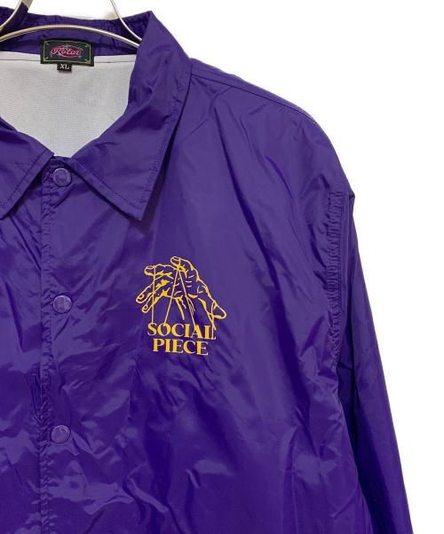 ROTAR（ローター）ROTAR (ローター) コーチジャケット パープル サイズ:XLの古着・服飾アイテム