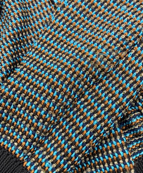 TOGA PULLA（トーガ プルラ）TOGA PULLA (トーガ プルラ) 編込みニット ブルー×ブラウン サイズ:36の古着・服飾アイテム