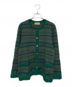 Yves Saint Laurentイヴサンローラン）の古着「カーディガン」｜グリーン