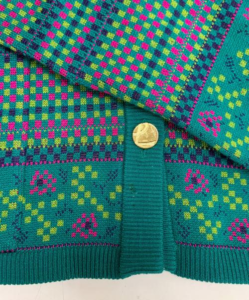 Yves Saint Laurent（イヴサンローラン）Yves Saint Laurent (イヴサンローラン) カーディガン グリーン サイズ:Ｌの古着・服飾アイテム