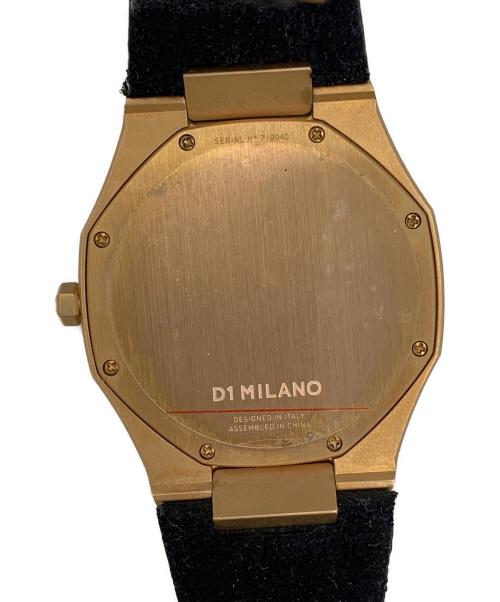 D1MILANO（ディーワンミラノ）D1MILANO (ディーワンミラノ) ULTRA THIN ブラックの古着・服飾アイテム