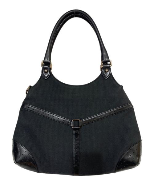 GUCCI（グッチ）GUCCI (グッチ) ハンドバッグ ブラックの古着・服飾アイテム