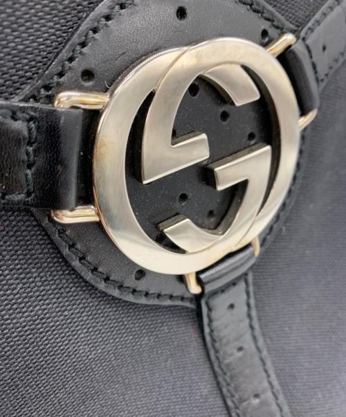 GUCCI（グッチ）GUCCI (グッチ) ハンドバッグ ブラックの古着・服飾アイテム