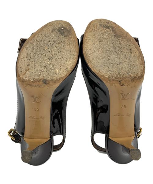 LOUIS VUITTON（ルイ ヴィトン）LOUIS VUITTON (ルイ ヴィトン) モノグラム サンダル ブラウン サイズ:35の古着・服飾アイテム