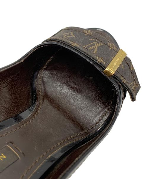 LOUIS VUITTON（ルイ ヴィトン）LOUIS VUITTON (ルイ ヴィトン) モノグラム サンダル ブラウン サイズ:35の古着・服飾アイテム