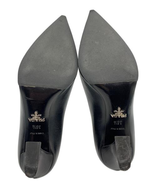 PRADA（プラダ）PRADA (プラダ) パンプス ブラック サイズ:35 1/2の古着・服飾アイテム