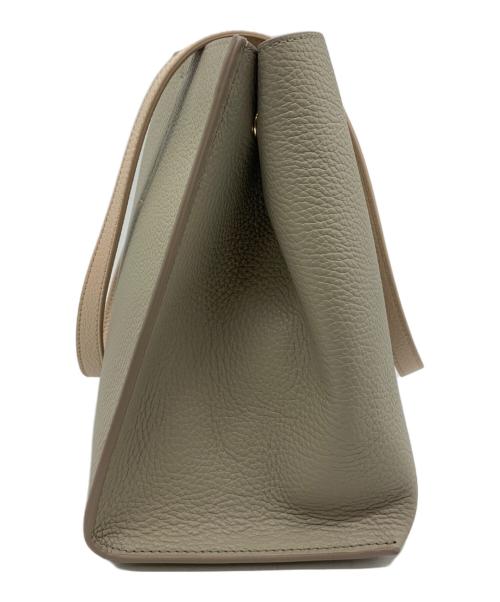 FURLA（フルラ）FURLA (フルラ) SOFIA L TOTE グリーン×ベージュの古着・服飾アイテム