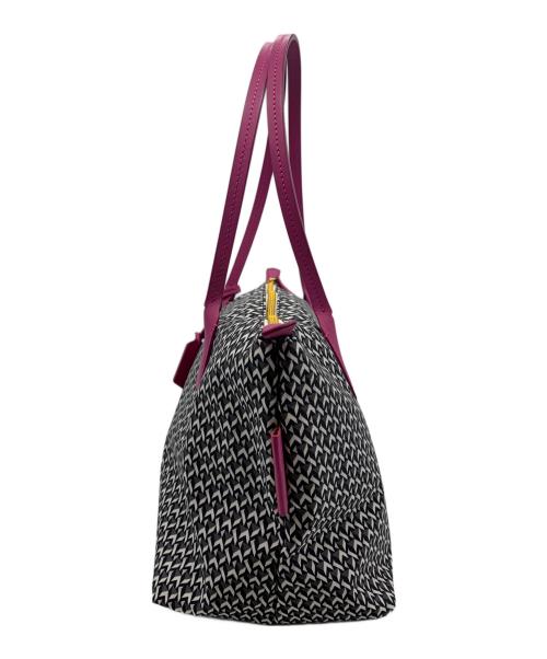 ROBERTA PIERI（ロベルタピエリ）ROBERTA PIERI (ロベルタピエリ) タタミ トートバッグ ブラック×ホワイト×パープルの古着・服飾アイテム