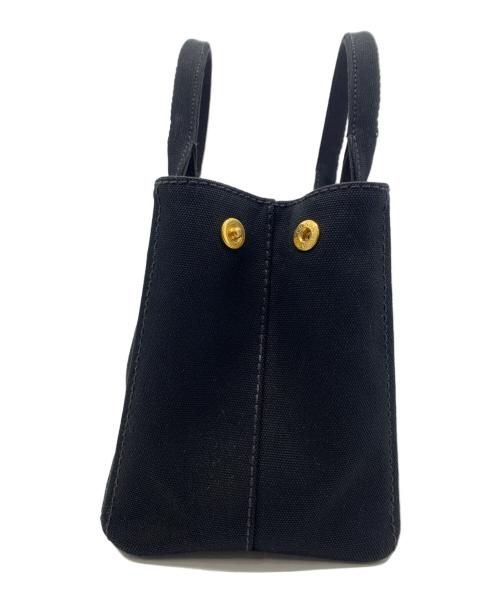 PRADA（プラダ）PRADA (プラダ) カナパS ブラック×ピンクの古着・服飾アイテム