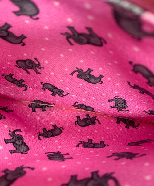 PRADA（プラダ）PRADA (プラダ) カナパS ブラック×ピンクの古着・服飾アイテム