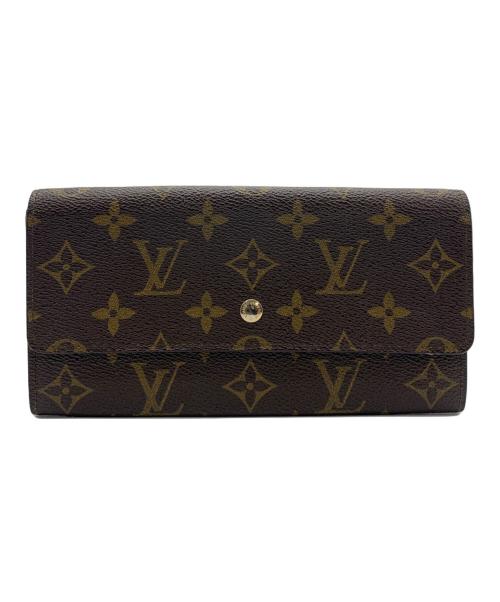 LOUIS VUITTON（ルイ ヴィトン）LOUIS VUITTON (ルイ ヴィトン) ポルトフォイユ・サラ ブラウンの古着・服飾アイテム