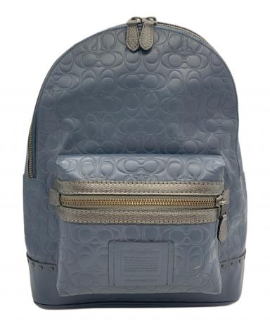 中古・古着通販】COACH (コーチ) シグネチャーバックパック ブルー