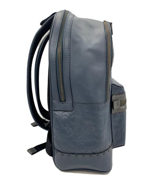 COACH（コーチ）COACH (コーチ) シグネチャーバックパック ブルーの古着・服飾アイテム