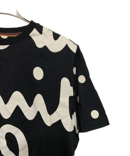 PAUL SMITH（ポールスミス）PAUL SMITH (ポールスミス) Tシャツ ブラック×ホワイト サイズ:XL 未使用品の古着・服飾アイテム