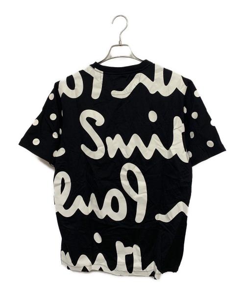 PAUL SMITH（ポールスミス）PAUL SMITH (ポールスミス) Tシャツ ブラック×ホワイト サイズ:XL 未使用品の古着・服飾アイテム