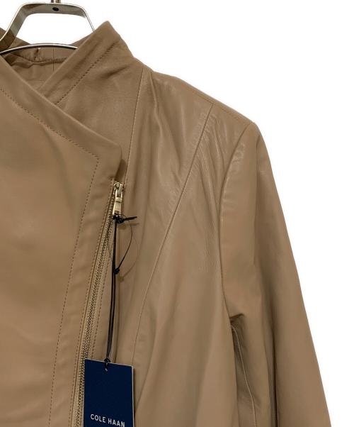 COLE HAAN（コールハーン）COLE HAAN (コールハーン) レザージャケット ブラウン サイズ:M/M 未使用品の古着・服飾アイテム