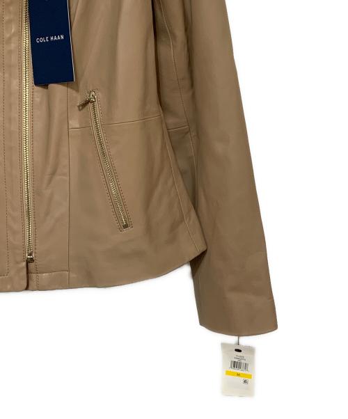 COLE HAAN（コールハーン）COLE HAAN (コールハーン) レザージャケット ブラウン サイズ:M/M 未使用品の古着・服飾アイテム