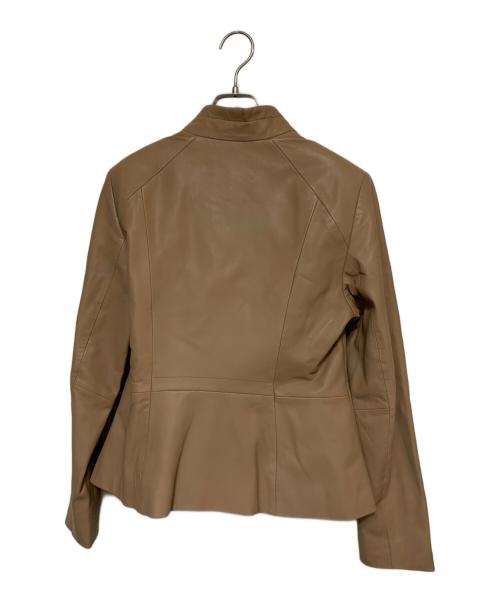 COLE HAAN（コールハーン）COLE HAAN (コールハーン) レザージャケット ブラウン サイズ:M/M 未使用品の古着・服飾アイテム