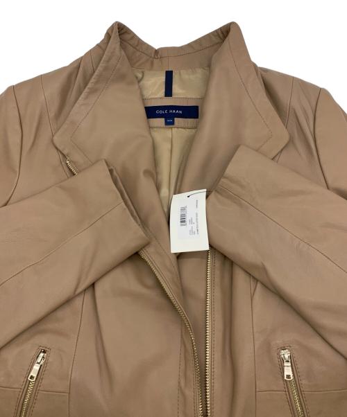 COLE HAAN（コールハーン）COLE HAAN (コールハーン) レザージャケット ブラウン サイズ:M/M 未使用品の古着・服飾アイテム