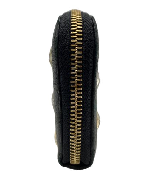 JIMMY CHOO（ジミーチュウ）JIMMY CHOO (ジミーチュウ) ラウンドファスナー財布 ブラックの古着・服飾アイテム