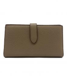 COCOCELUX GOLD（ココセリュックスゴールド）の古着「ヘラクレスGOLDシュリンク 長財布+フラグメントケース付」｜ベージュ×ブラウン バイカラー