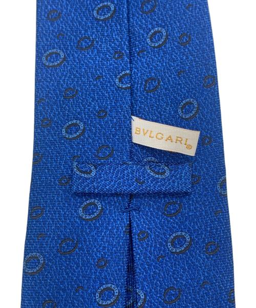 BVLGARI（ブルガリ）BVLGARI (ブルガリ) ネクタイ ブルー サイズ:表記無しの古着・服飾アイテム