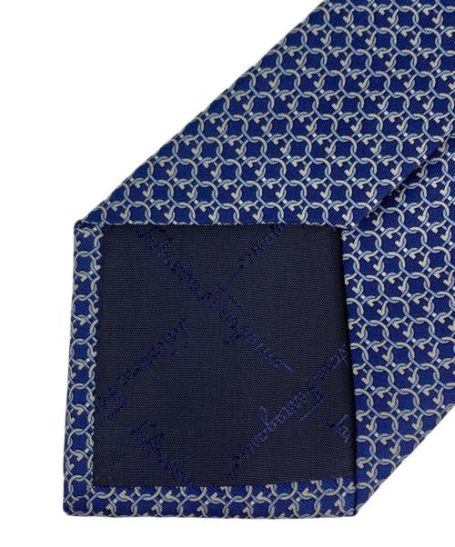 Salvatore Ferragamo（サルヴァトーレ フェラガモ）Salvatore Ferragamo (サルヴァトーレ フェラガモ) シルクネクタイ ブルー サイズ:記載なしの古着・服飾アイテム