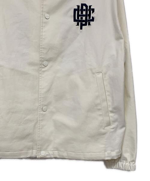 CAPTAINS HELM（キャプテンズヘルム）CAPTAINS HELM (キャプテンズヘルム) OVERLAP LOGO NO COLLAR JACKET アイボリー×ブラック サイズ:Ｌの古着・服飾アイテム