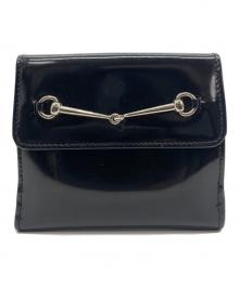 GUCCI（グッチ）の古着「ホースビット 財布」｜ブラック