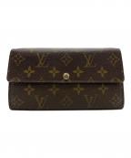 LOUIS VUITTONルイ ヴィトン）の古着「長財布」｜ブラウン