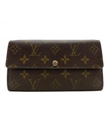 LOUIS VUITTON（ルイ ヴィトン）の古着「長財布」｜ブラウン