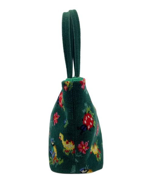 FEILER（フェイラー）FEILER (フェイラー) ハイジ ニューオータニ トートバッグ グリーンの古着・服飾アイテム