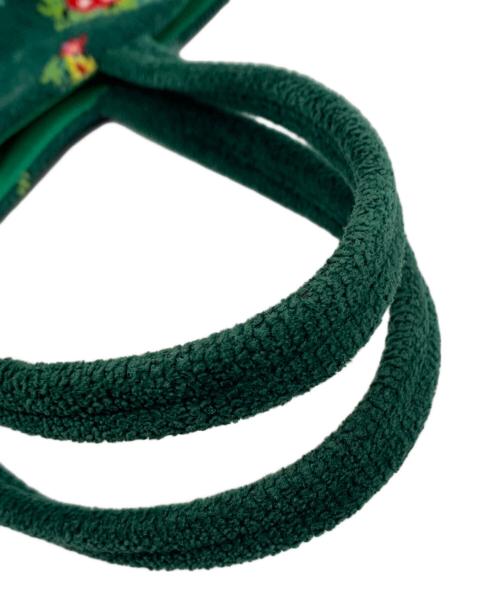 FEILER（フェイラー）FEILER (フェイラー) ハイジ ニューオータニ トートバッグ グリーンの古着・服飾アイテム