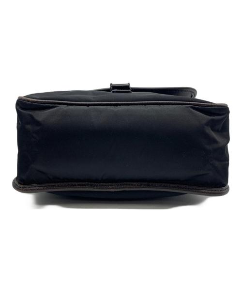 PRADA（プラダ）PRADA (プラダ) ショルダーバッグ ブラック×ブラウンの古着・服飾アイテム