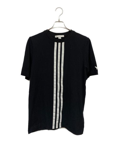 Y-3（ワイスリー）Y-3 (ワイスリー) M CH1 SS TEE - CF STRIPES ブラック×ホワイト サイズ:XSの古着・服飾アイテム