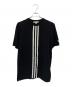 Y-3（ワイスリー）の古着「M CH1 SS TEE - CF STRIPES」｜ブラック×ホワイト