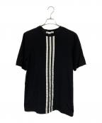 Y-3ワイスリー）の古着「M CH1 SS TEE - CF STRIPES」｜ブラック×ホワイト
