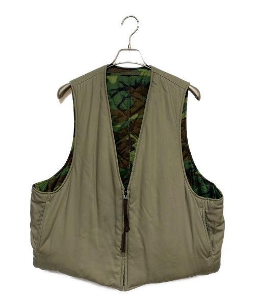 MODUCT（モダクト）MODUCT (モダクト) リバーシブル中綿ベスト グリーン サイズ:記載なしの古着・服飾アイテム